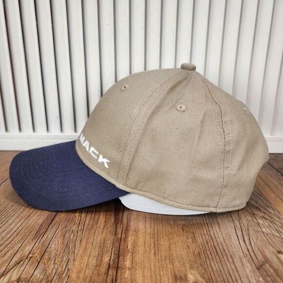 Mack Trucks Bruckner's Truck & Equipment Strapback Hat Cap Brown Canvas Mechanic - Picture 6 of 10